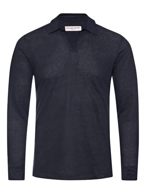 Orlebar Brown playera tipo polo Felix 