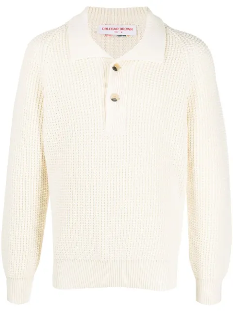 Orlebar Brown pull Hindscarth à col italien