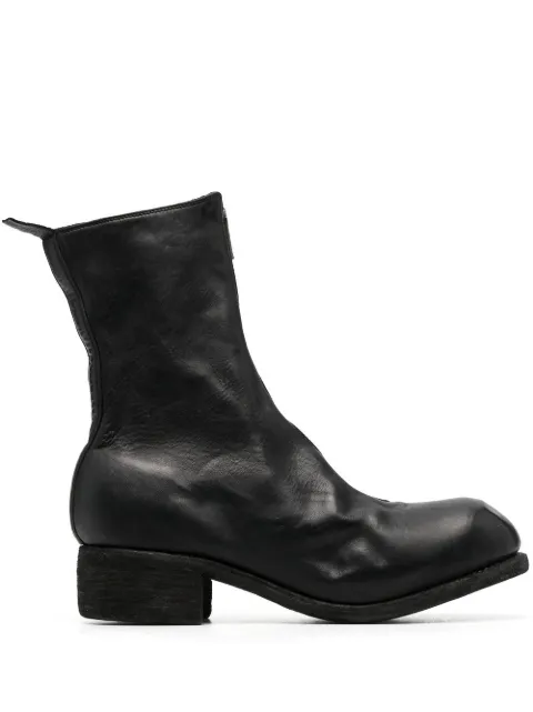 Guidi 50mm zip-up ankle boots 