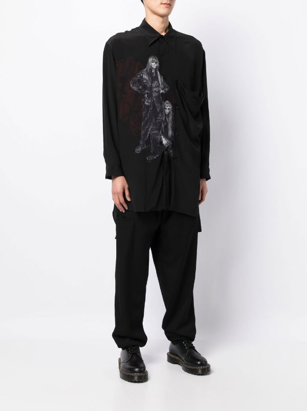 Yohji Yamamoto グラフィック シャツ - Farfetch