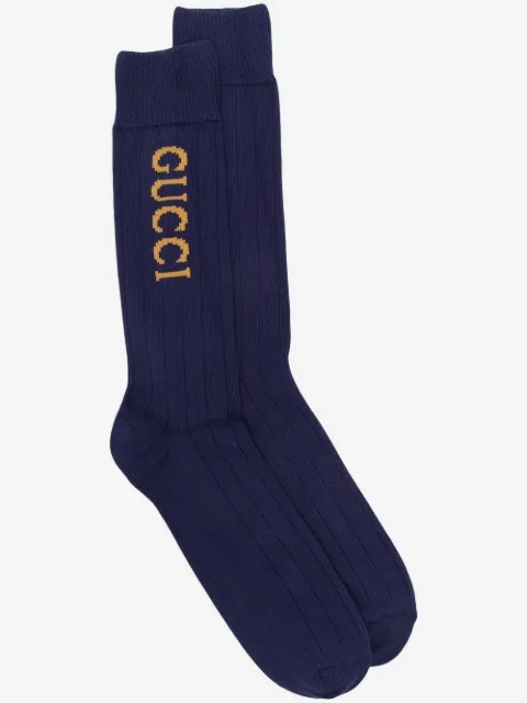 Gucci intarsia-knit logo socks