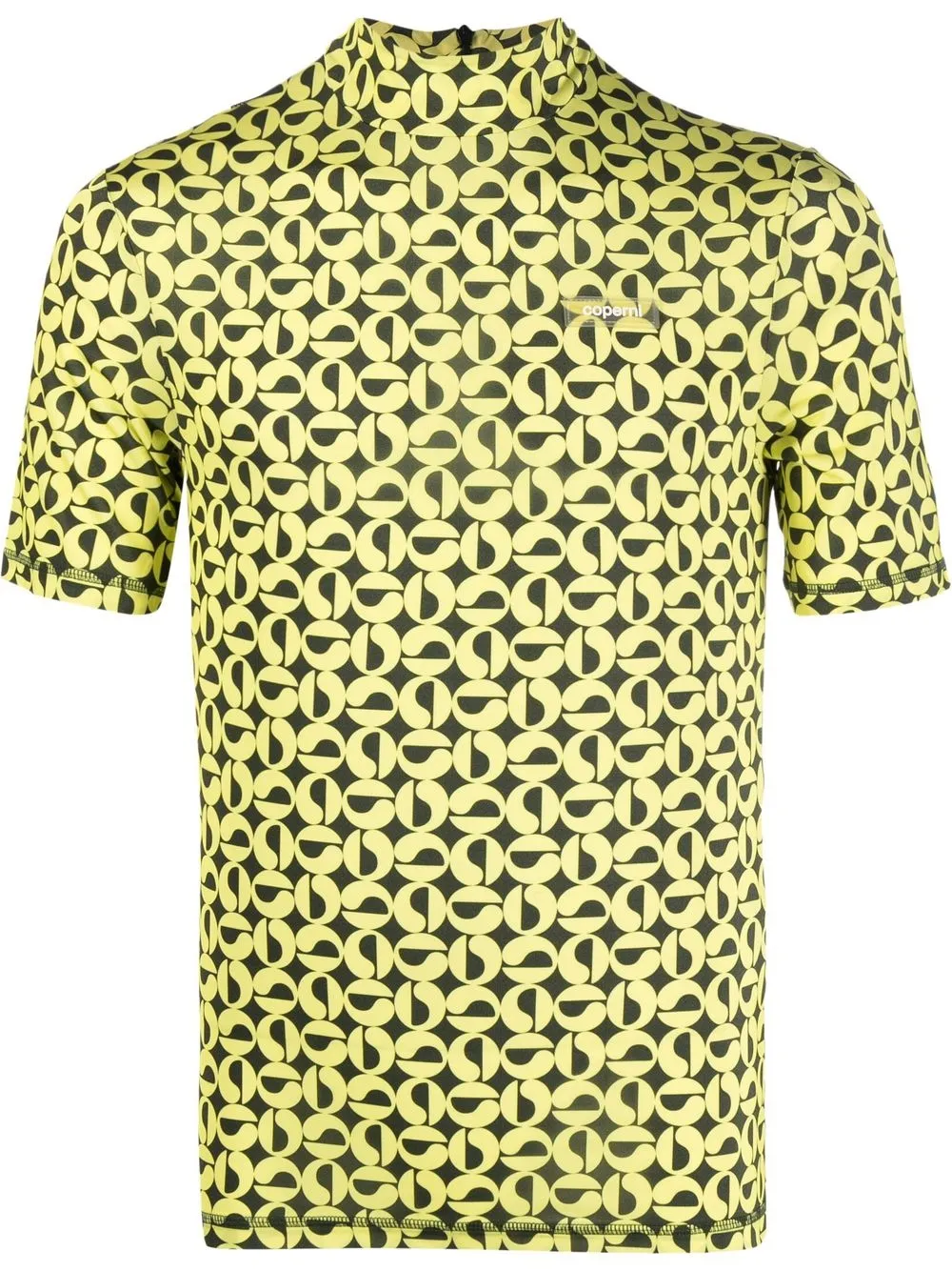 

Coperni top ajustado con cuello de tortuga - Amarillo