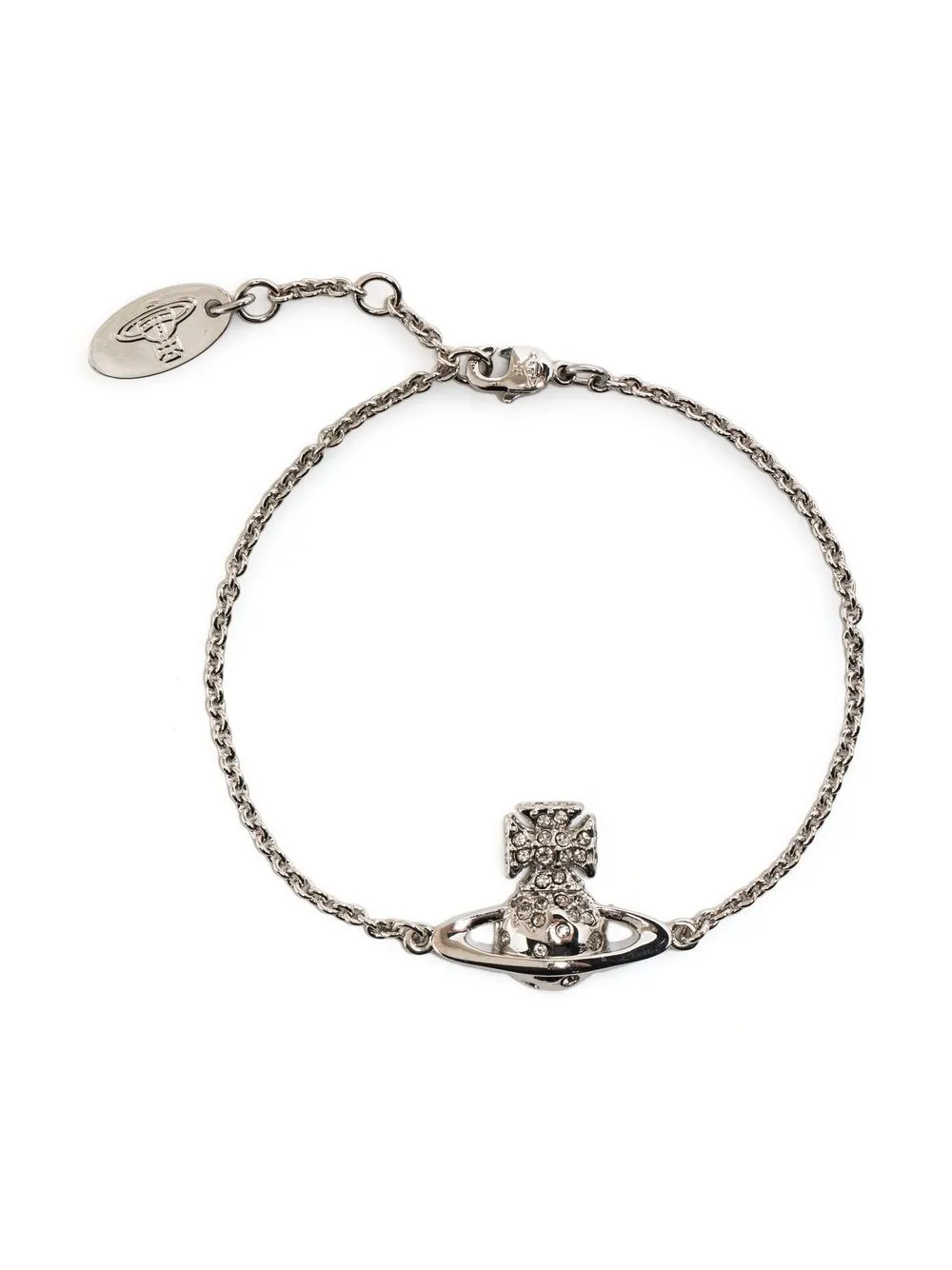 

Vivienne Westwood Orb-charm chain-link bracelet - Silver