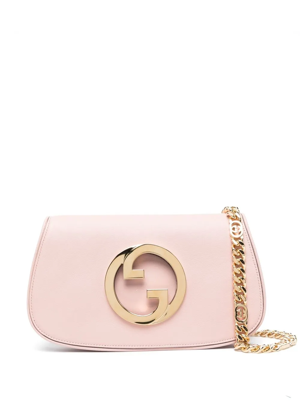 

Gucci Blondie logo-plaque shoulder bag - Pink