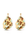 colville Odyssey abstract-drop earring - Gold