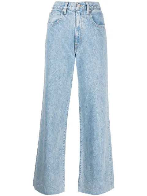 SLVRLAKE high-waited wide-leg jeans