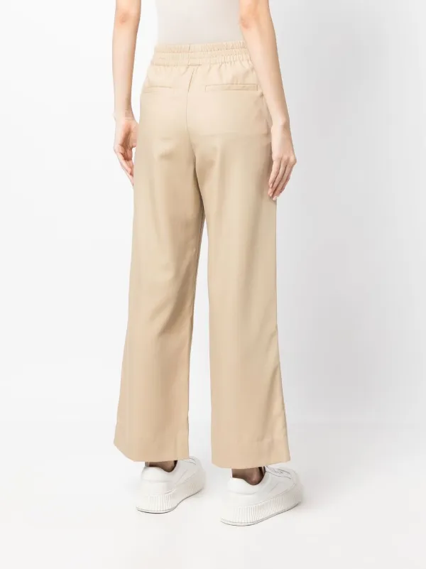 By Malene Birger straight-leg Wool Trousers | Brown | FARFETCH
