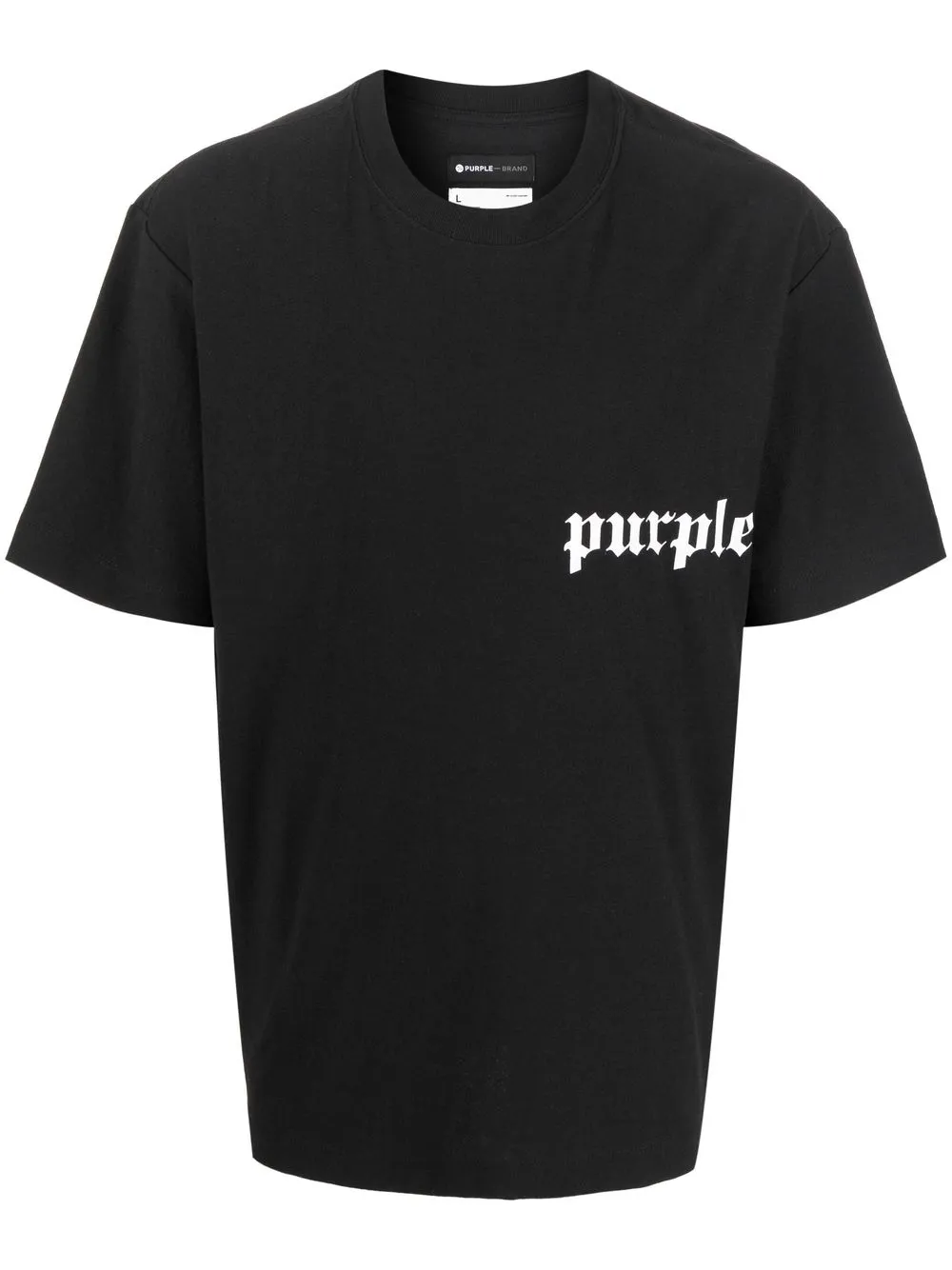 

Purple Brand logo-print T-shirt - Black