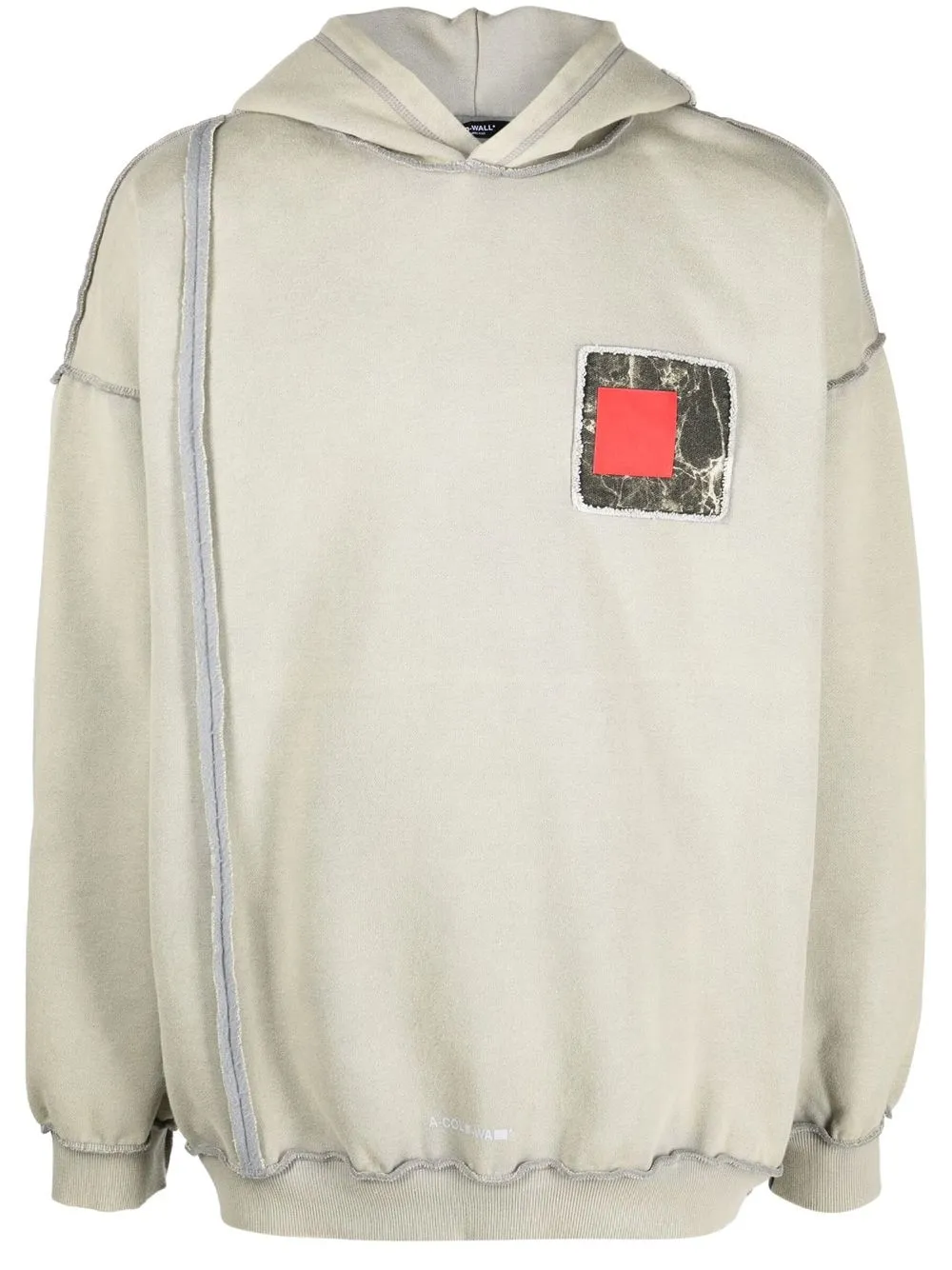 Shop A-cold-wall* Logo Pullover Hoodie In Nude