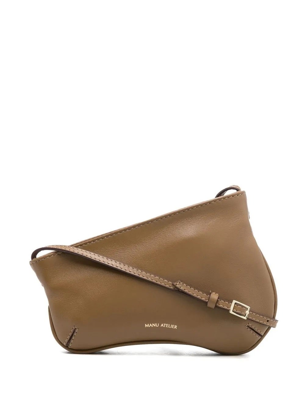 

Manu Atelier Curve shoulder bag - Brown