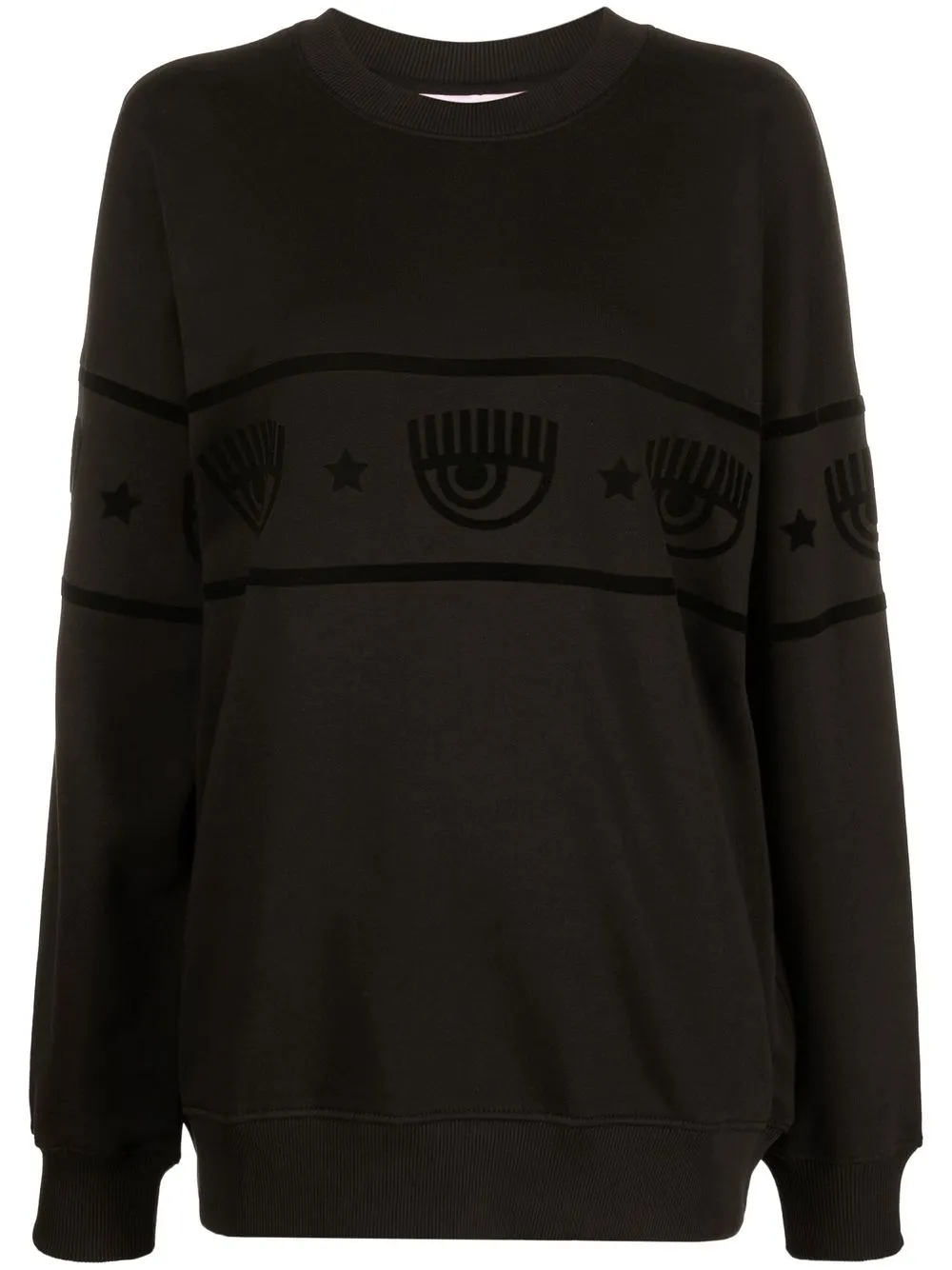 

Chiara Ferragni sudadera con logo estampado - Negro