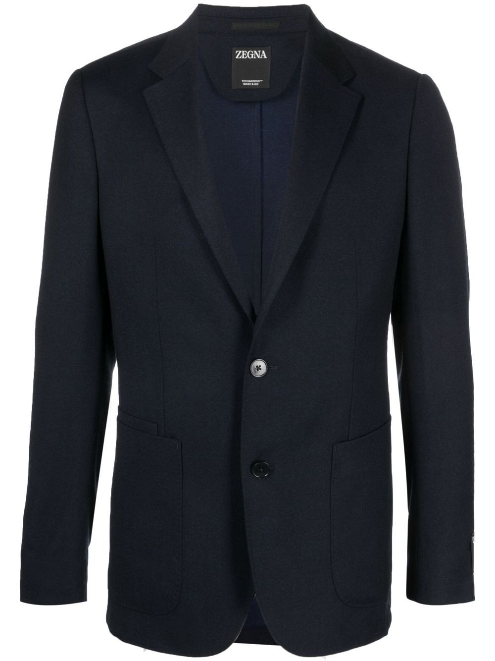 

Zegna single-breasted tailored blazer - Blue