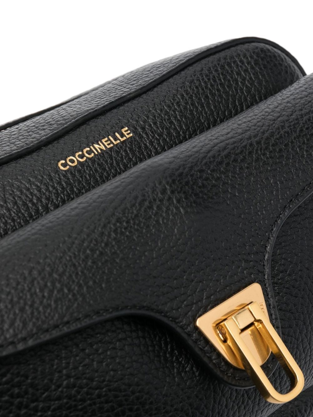 Shop Coccinelle Beat Leather Crossbody Bag In Black
