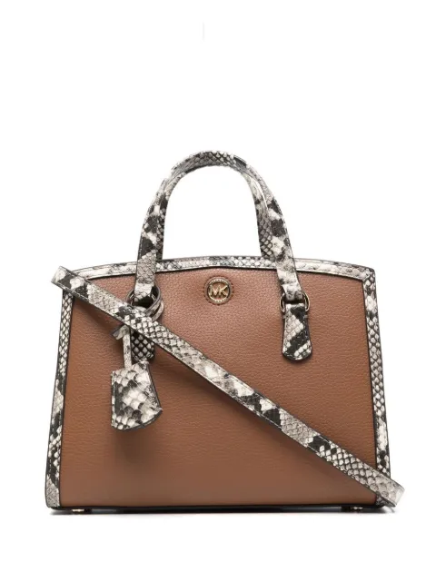 Michael Michael Kors bolsa de mano con estampado de piel de serpiente