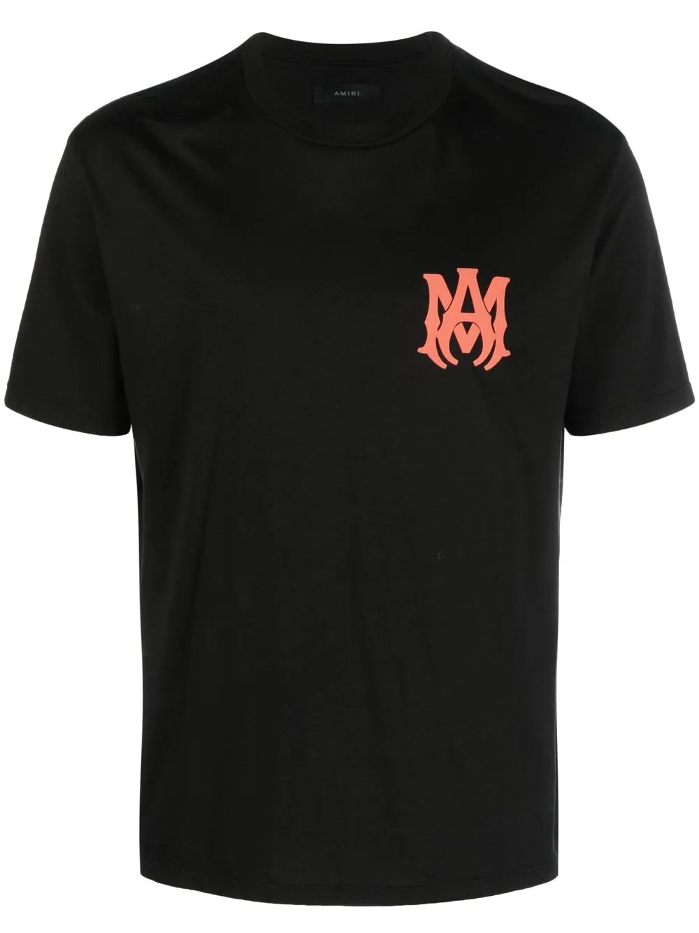 

AMIRI playera con logo estampado y cuello redondo - Negro