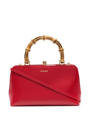 Red discount handle bag