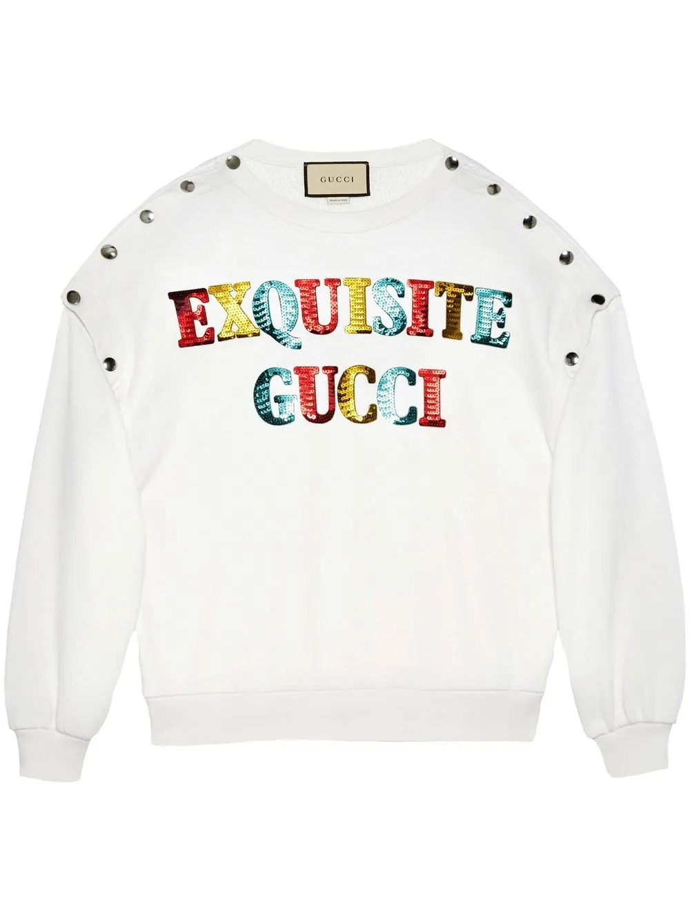 Gucci on sale sequin sweatshirt