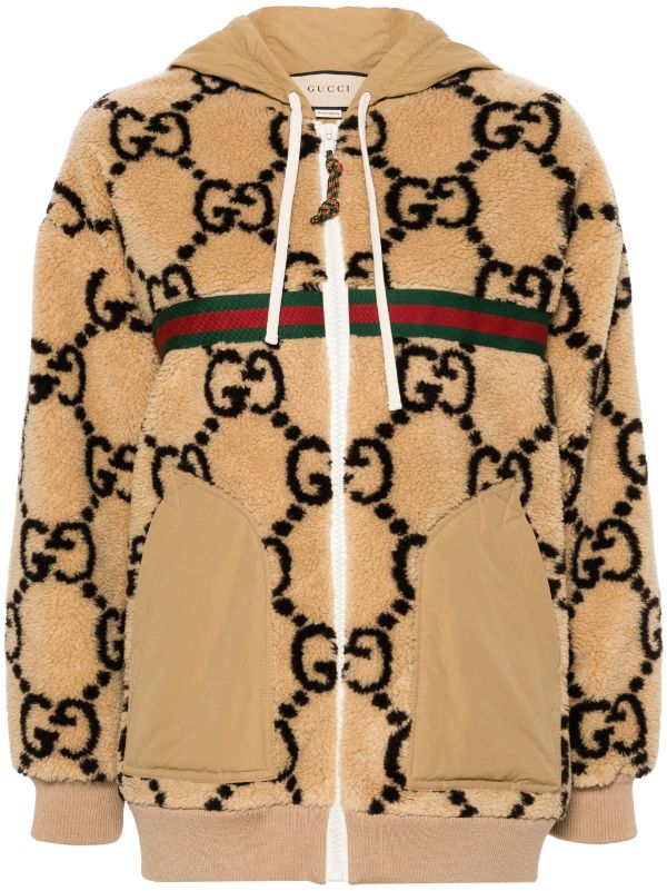 Gucci fleece sales jacket