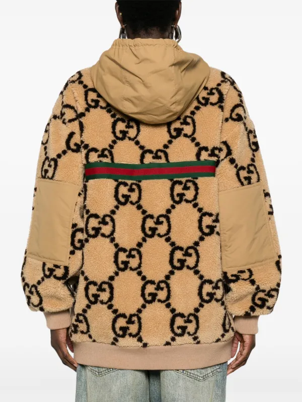 Gucci fleece jacket on sale