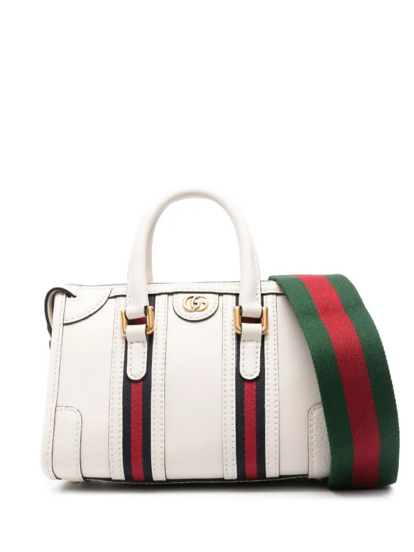 Gucci Mini Double G Tote Bag Neutrals FARFETCH UK