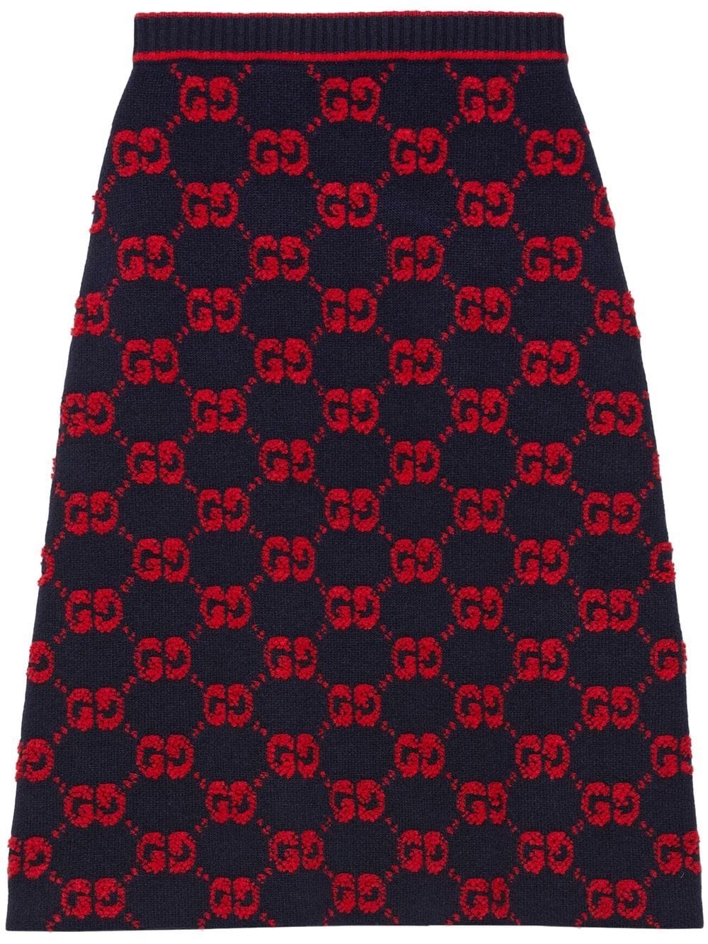Gucci GG Bouclé Jacquard Knit Skirt - Farfetch