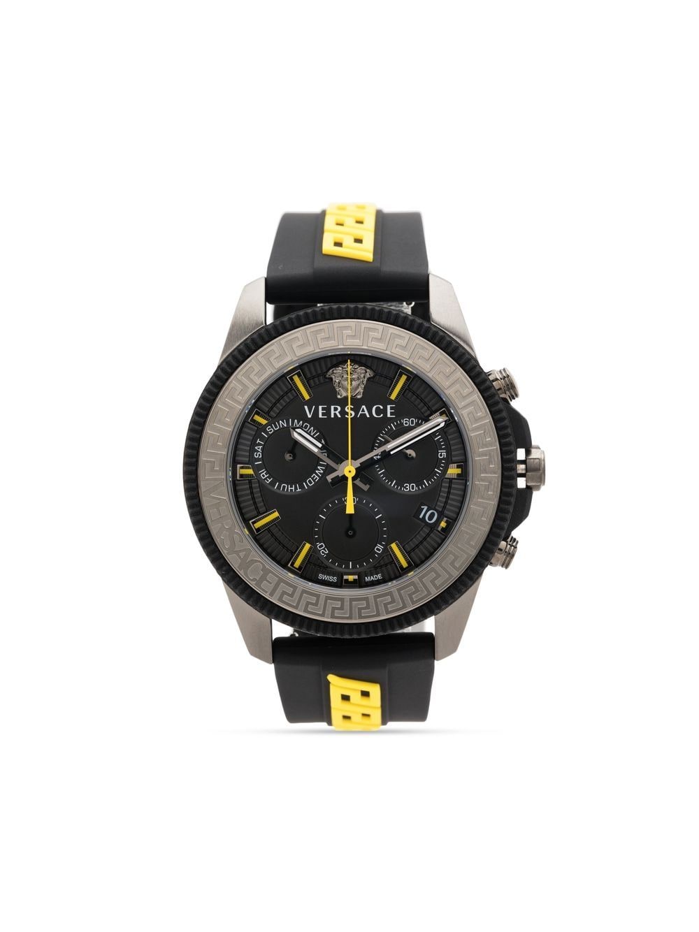 Versace グレカ アクション クロノグラフ 45mm 腕時計 - Farfetch