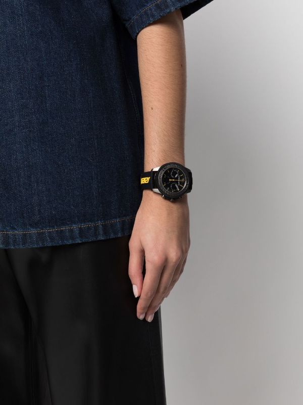 Versace グレカ アクション クロノグラフ 45mm 腕時計 - Farfetch