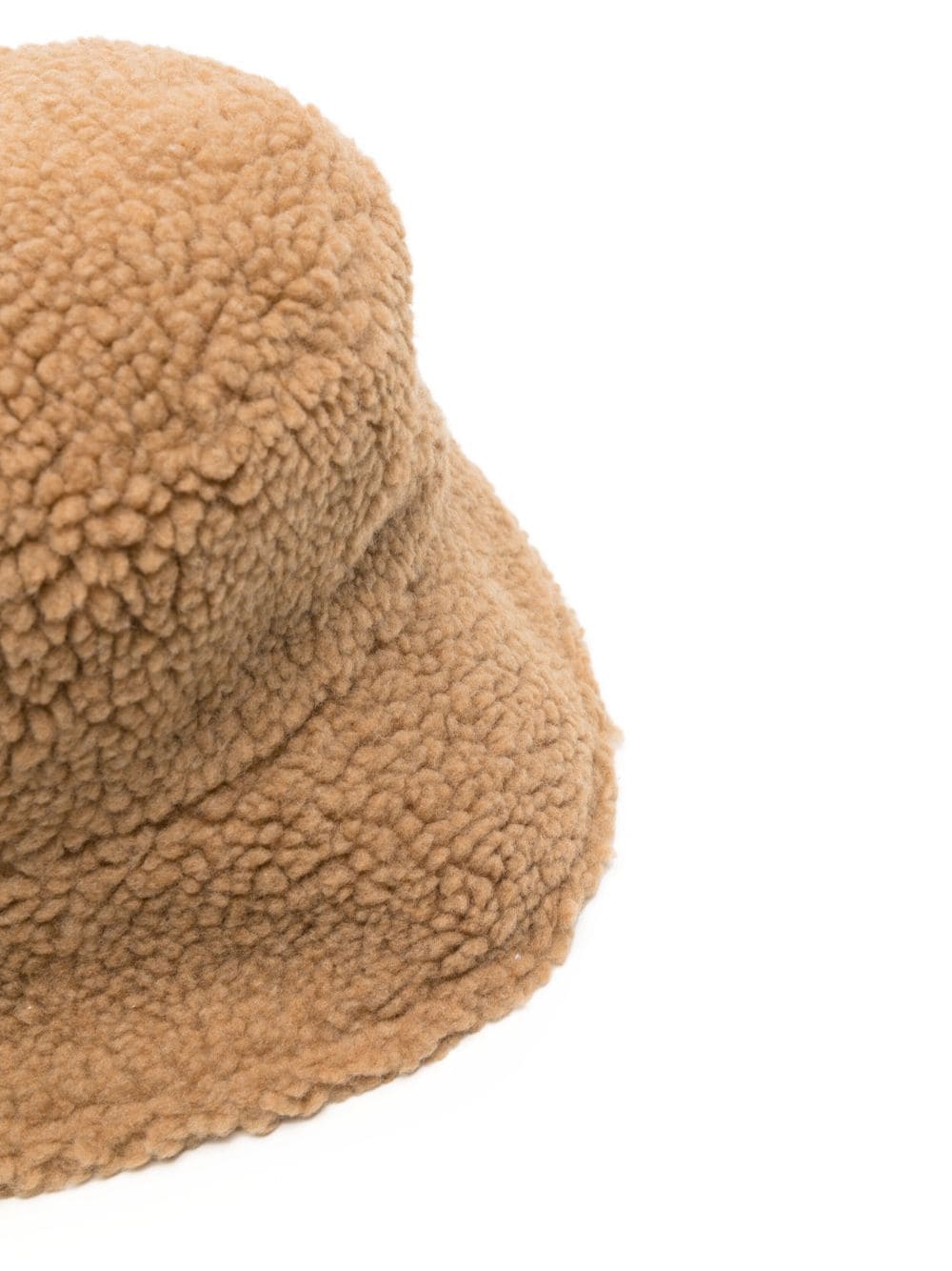 lack of color teddy fleece bucket hat - brown