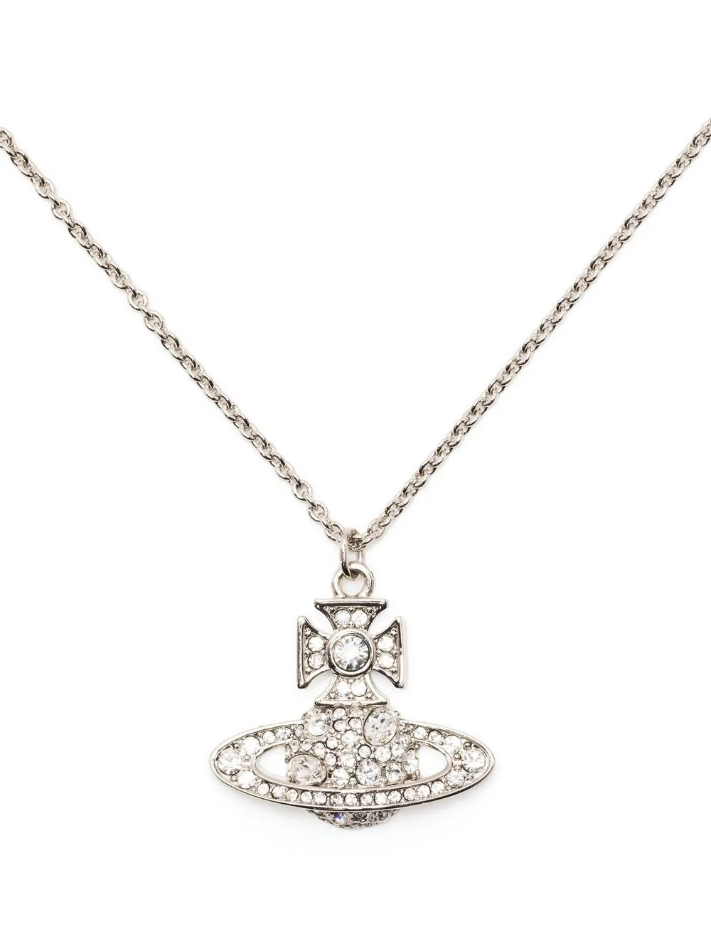 

Vivienne Westwood Francette Bas Relief pendant necklace - Silver