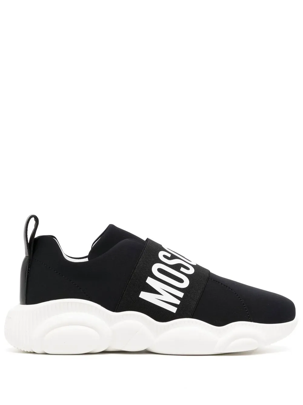 

Moschino logo print sneakers - Negro