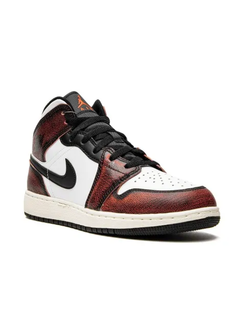 Jordan Kids Air Jordan 1 Mid SE "Infrared" sneakers