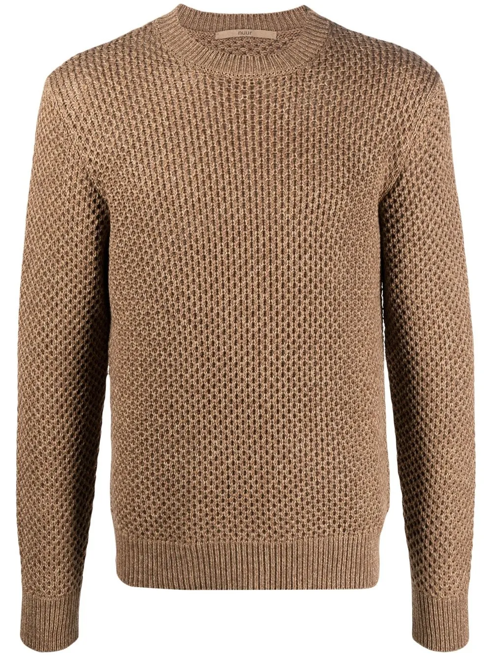 

Roberto Collina waffle-knit crew-neck jumper - Brown