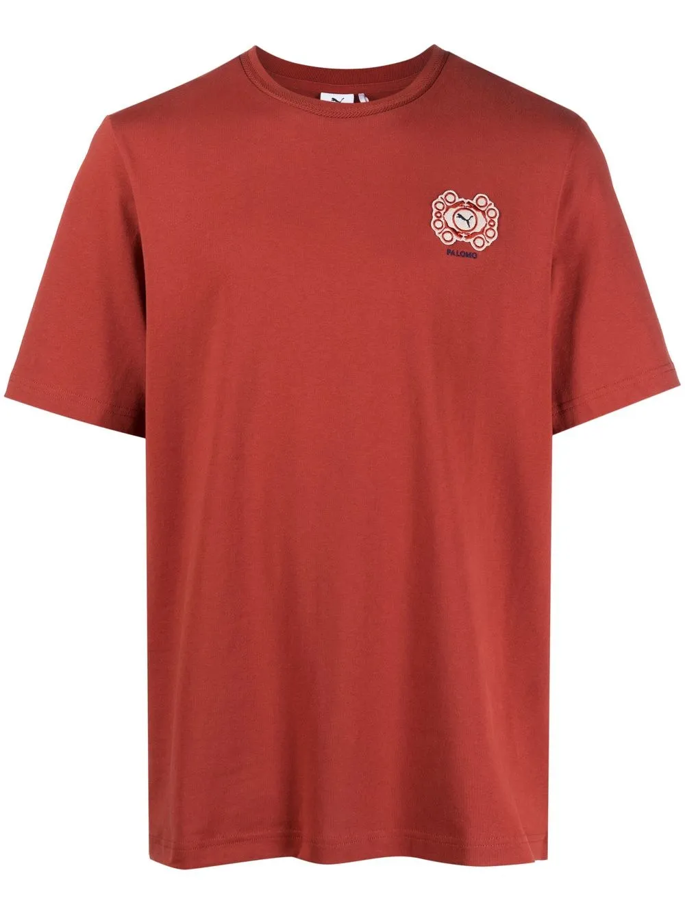 

PUMA logo-patch short-sleeve T-shirt - Red