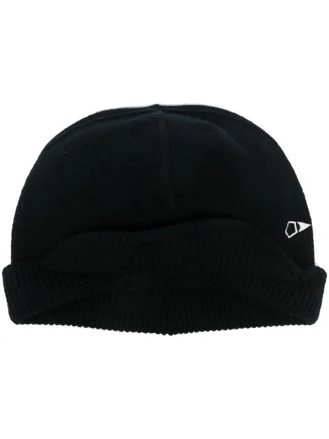 embroidered-logo beanie