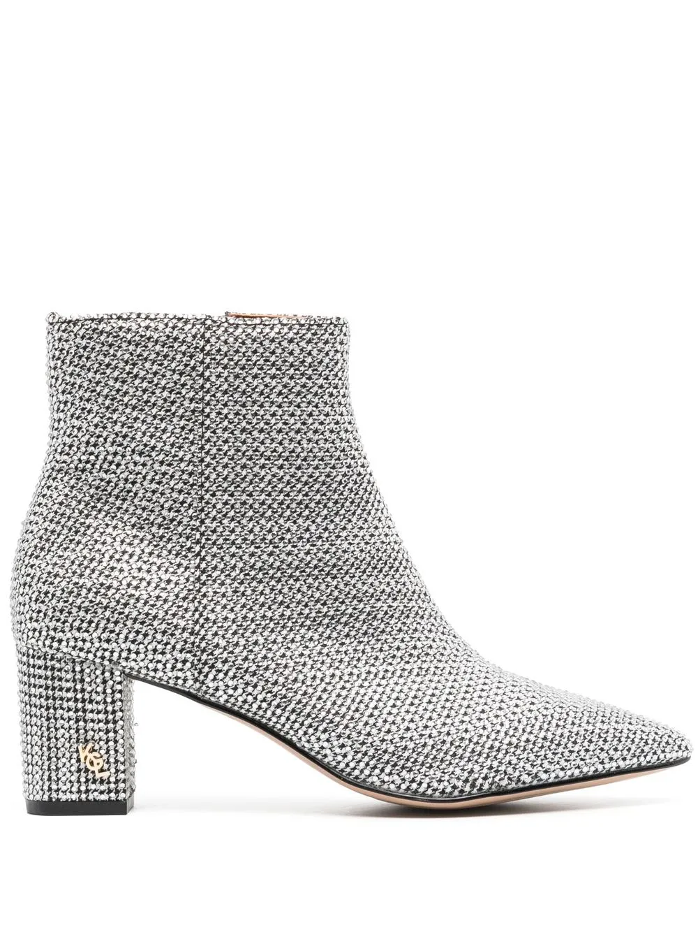 

Kurt Geiger London botines con detalles de cristal - Plateado