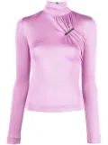 1017 ALYX 9SM gathered clip-design top - Purple