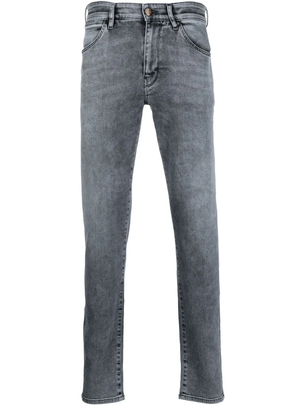 

PT TORINO jeans tapered con tiro medio - Gris