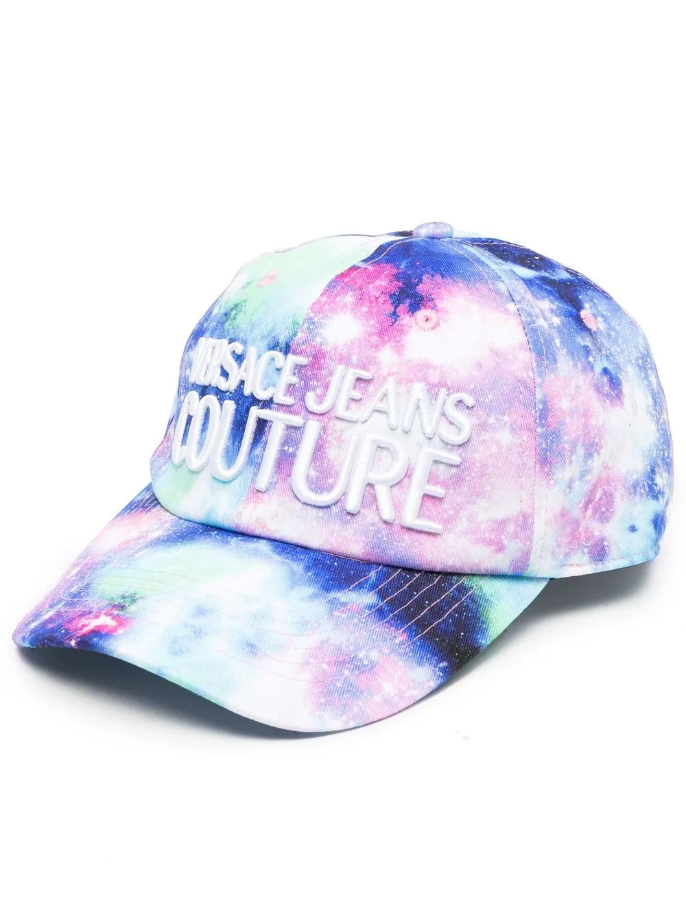 

Versace Jeans Couture gorra con motivo tie-dye - Azul