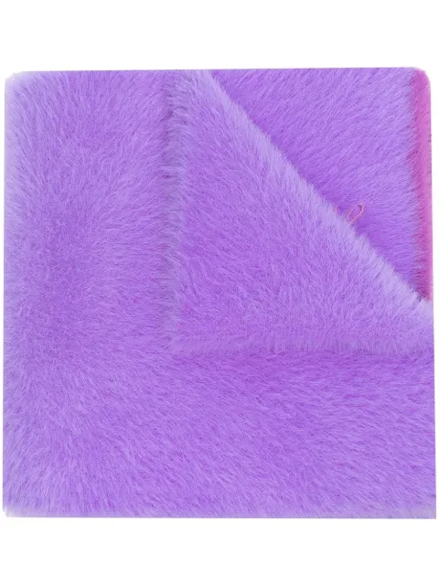 Jacquemus textured logo-embroidered scarf