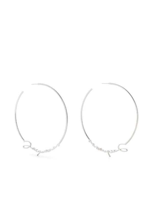 Stella and dot on sale silver hoop earrings