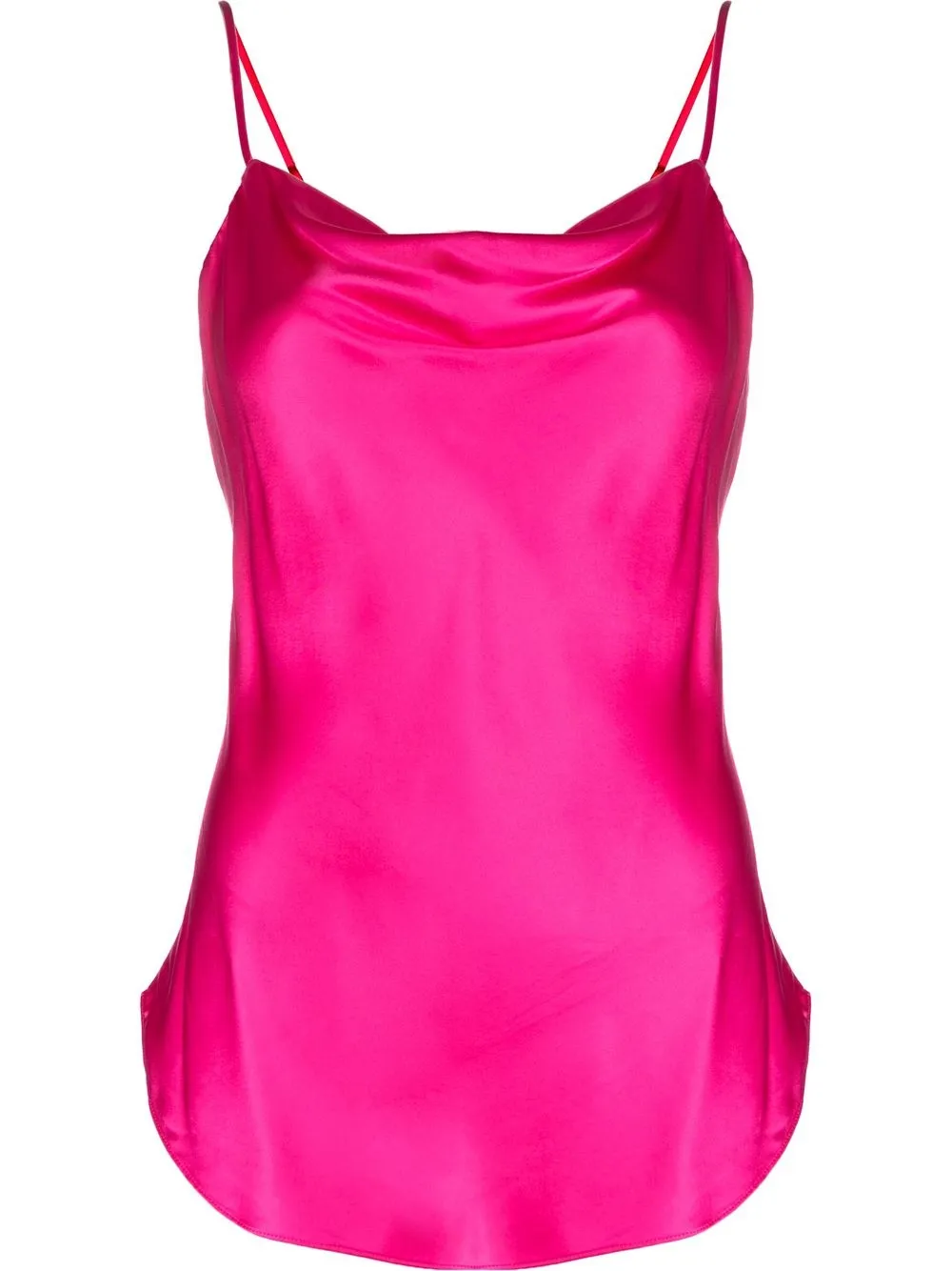 

Cinq A Sept spaghetti-strap silk top - Pink