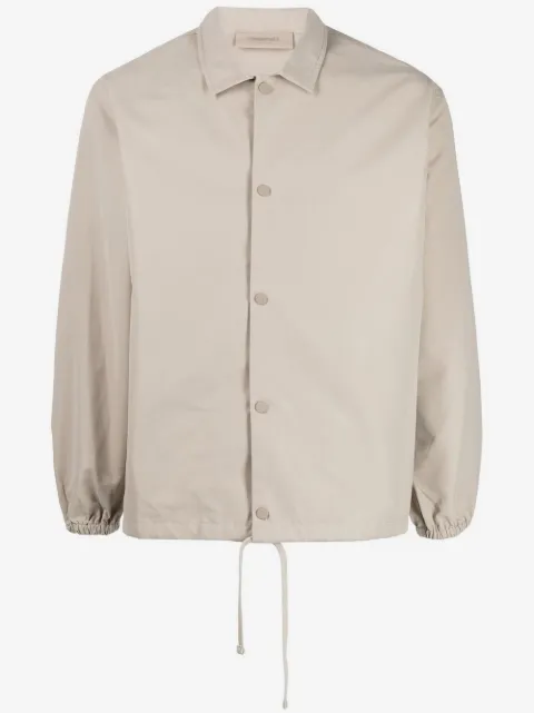 FEAR OF GOD ESSENTIALS рубашка с кулиской и графичным принтом