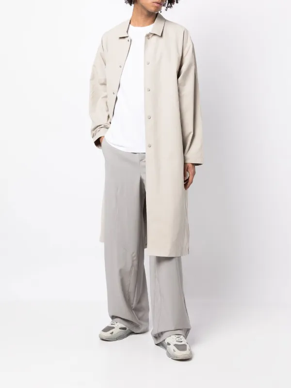 FEAR OF GOD ESSENTIALS cotton-blend Buttoned Trench Coat