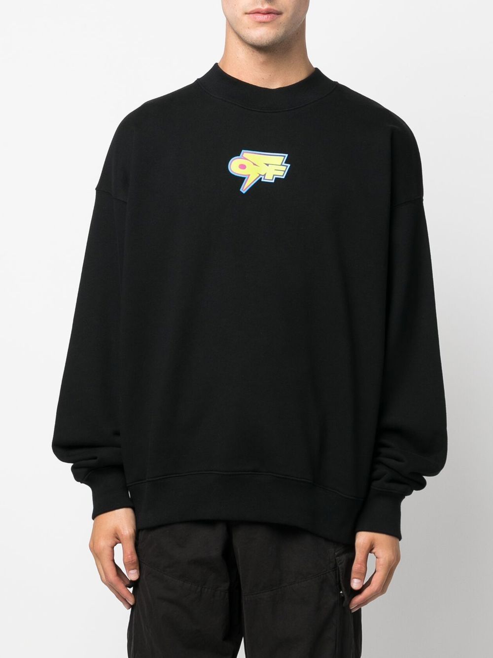 Cheap Off-White Arrows print crew neck sweatshirt Men