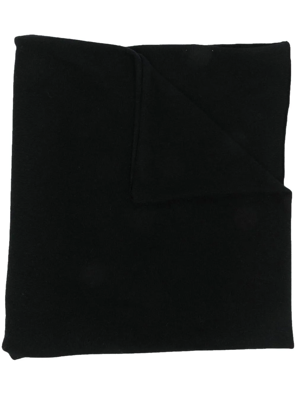 

Fedeli fine-knit cashmere scarf - Black