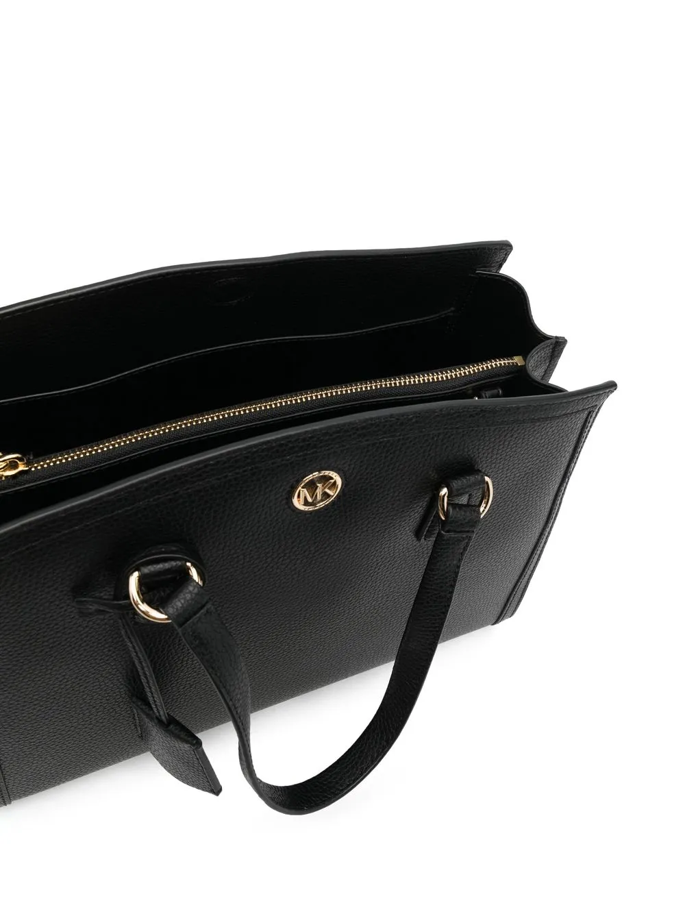 Shop Michael Michael Kors Medium Chantal Tote Bag In 黑色