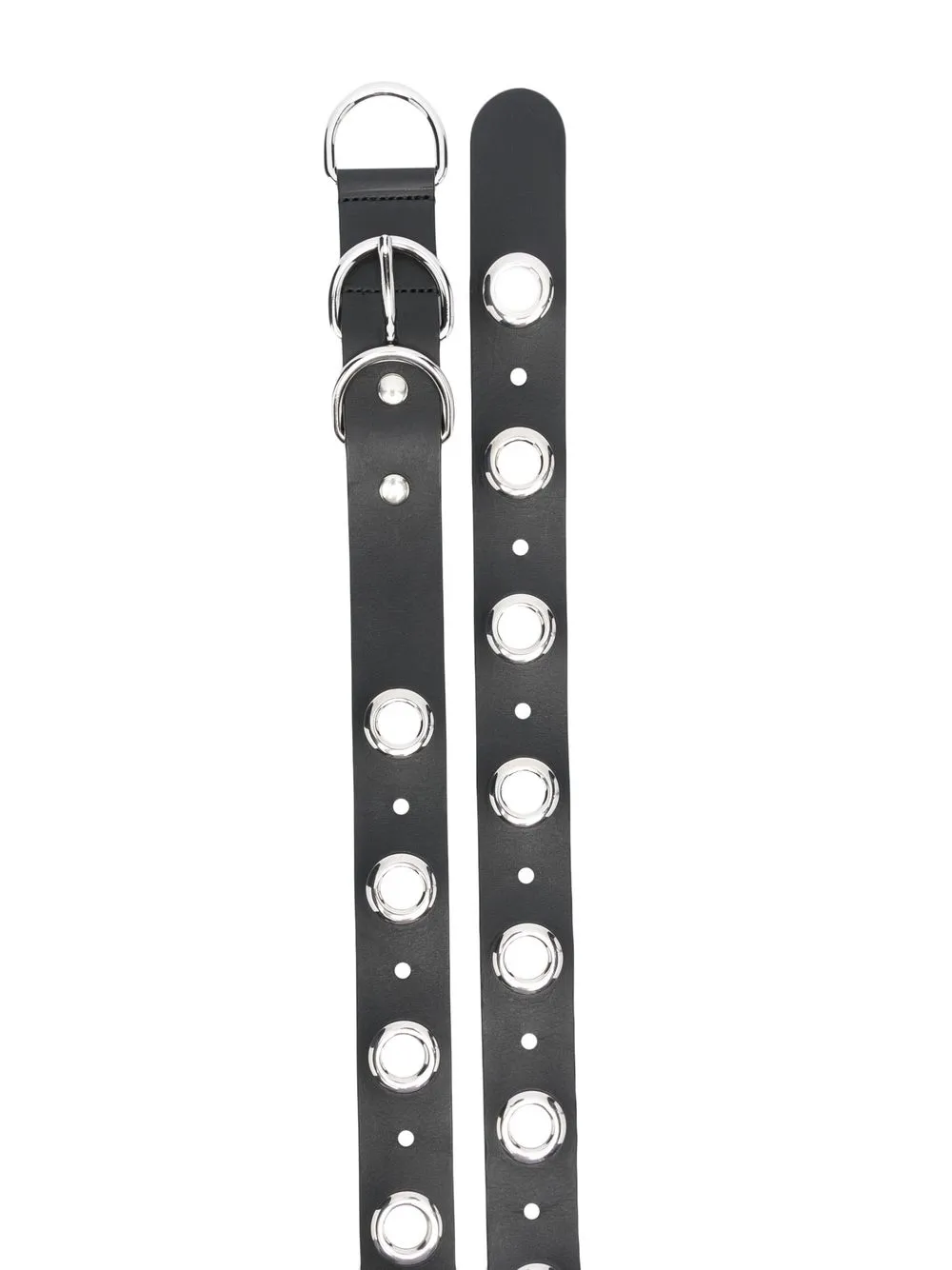 032c Leren riem - Zwart