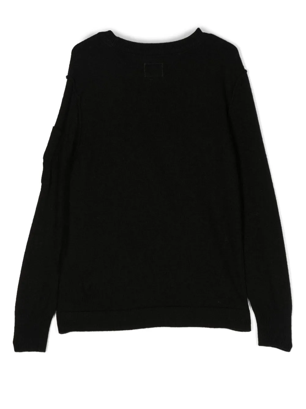 C.P. Company Kids Fijngebreide sweater - Zwart