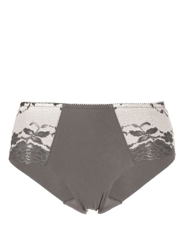 Charcoal Gray Lace Boxer Short