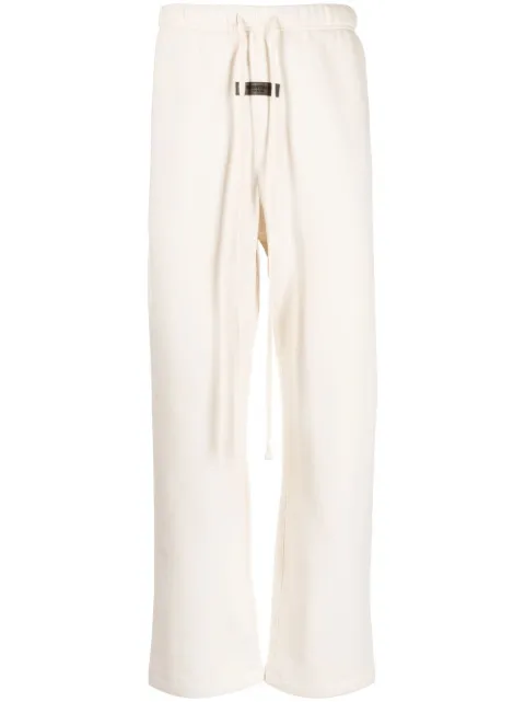 FEAR OF GOD ESSENTIALS logo-patch drawstring track pants 